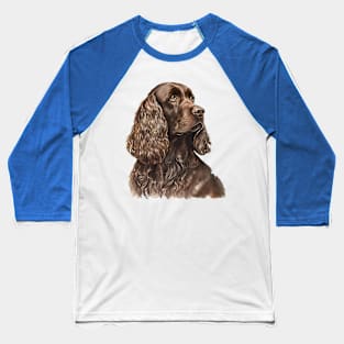 Chocolate Cocker Spaniel Baseball T-Shirt